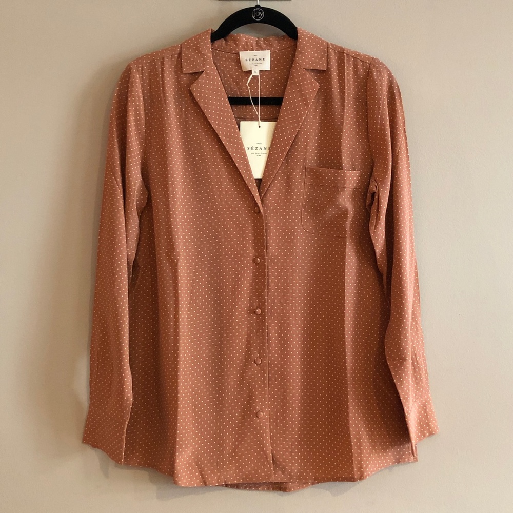 ❌SOLD❌ NWT Sezane Florence Shirt - Picture 3 of 5